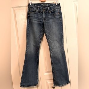 American Eagle Outfitters Kick Boot Super Stretch woman jean size 8 regular